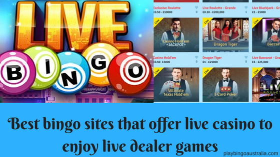 Best bingo sites that offer live casino to enjoy live dealer games