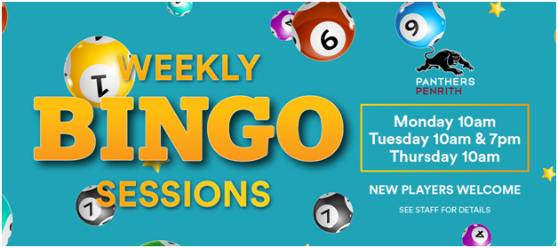 Standard Bingo games to play at Penrith Panthers club Australia