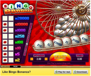 Are there are bonus features in Bingo Bonanza